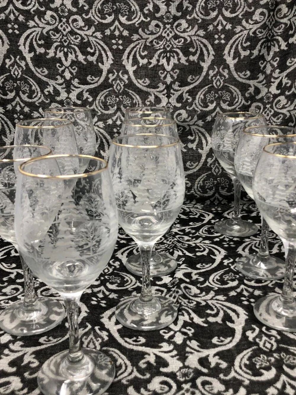 Arby’s Christmas Winter Wonderland Libbey / Lynn’s China Wine Glasses – Set of 1